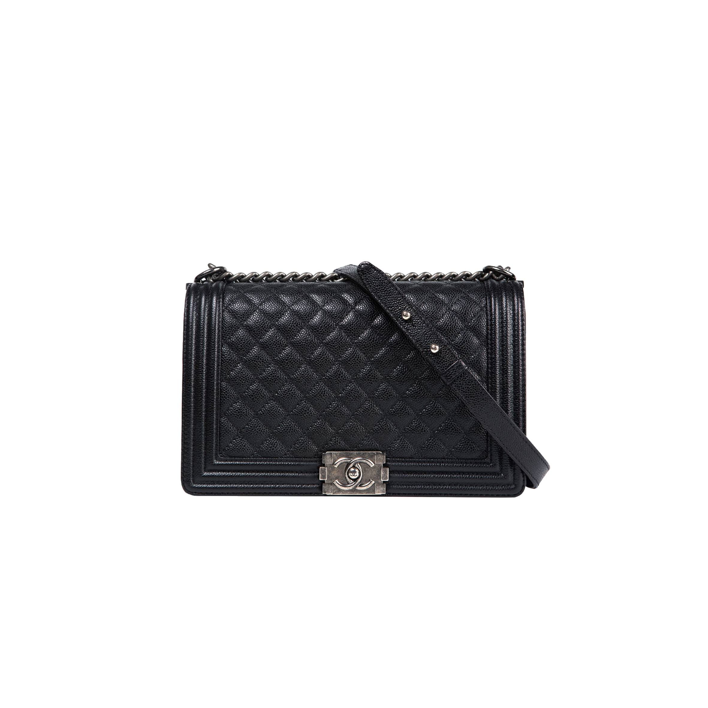 CHANEL LARGE BOY CHANEL HANDBAG A92193 Y09953 94305 (28*17.5*7.5cm）